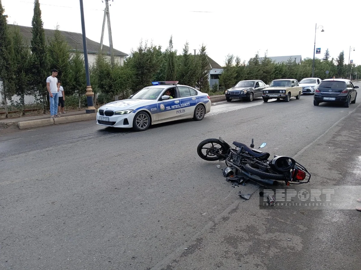 В ДТП в Джалилабаде пострадал мотоциклист