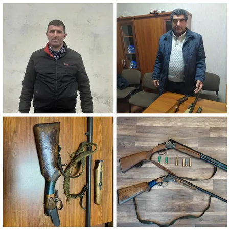 Şamaxı, Qəbələ və Şəkidə vətəndaşlardan qanunsuz odlu silah-sursat götürülüb