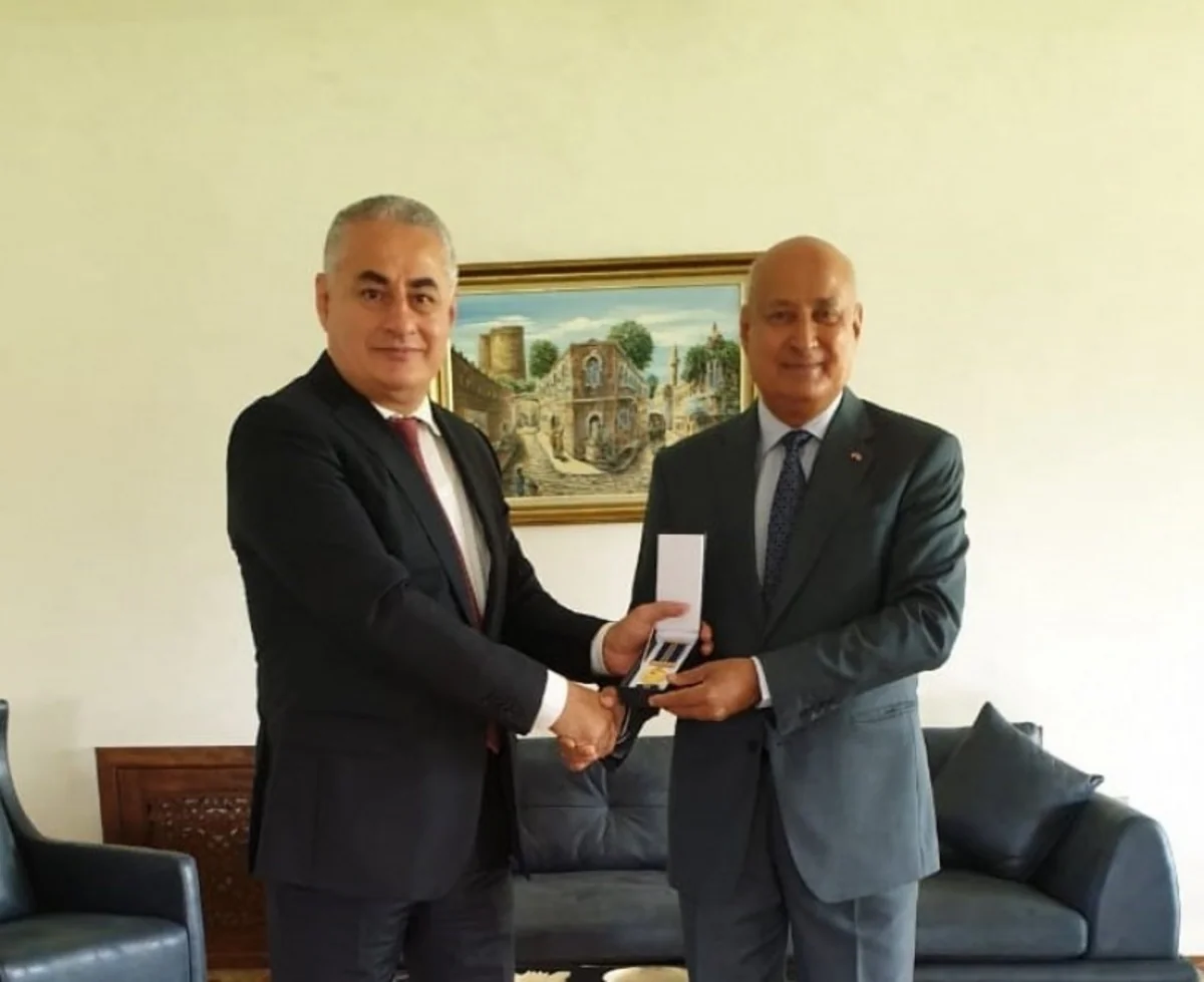 İSESKO-nun sabiq baş direktoruna “Azərbaycan Respublikası diplomatik xidmət orqanlarının 100 illiyi” medalı təqdim edilib