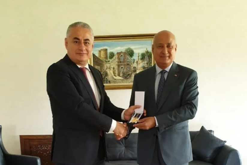 İSESKO-nun sabiq baş direktoruna “Azərbaycan Respublikası diplomatik xidmət orqanlarının 100 illiyi” medalı təqdim edilib