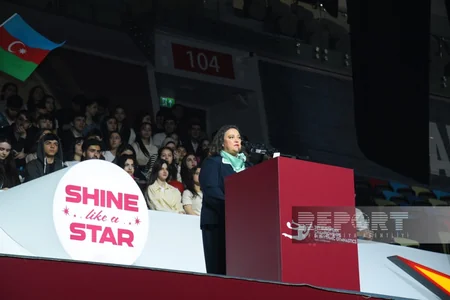 Bakıda bədii gimnastika üzrə Avropa çempionatının təntənəli açılış mərasimi olub