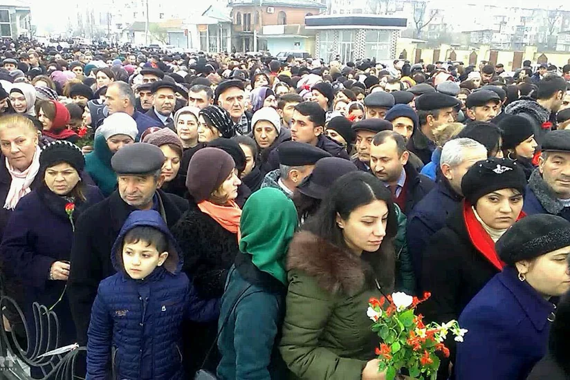 Lənkəranda 20 Yanvar şəhidlərinin xatirəsi anılıb
