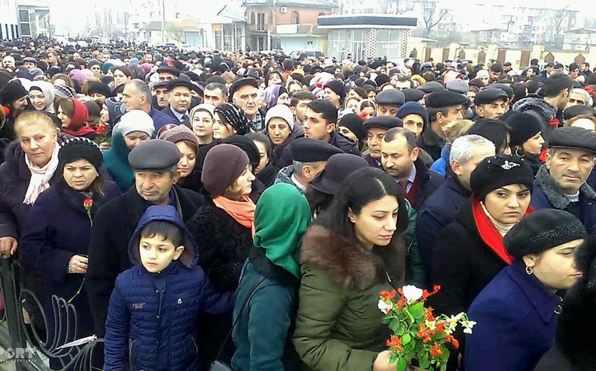 Lənkəranda 20 Yanvar şəhidlərinin xatirəsi anılıb