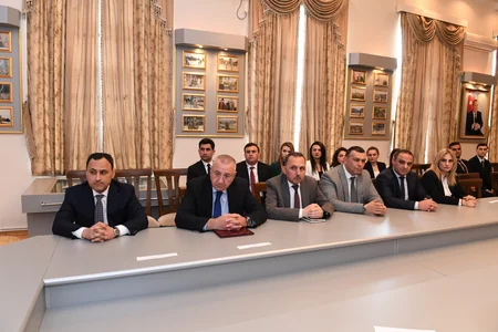 Dövlət Komitəsində Heydər Əliyevin 100 illiyinə həsr olunan tədbir keçirilib