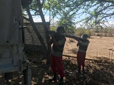 Ağstafada 29 ədəd “Qrad” raketi aşkar olunub