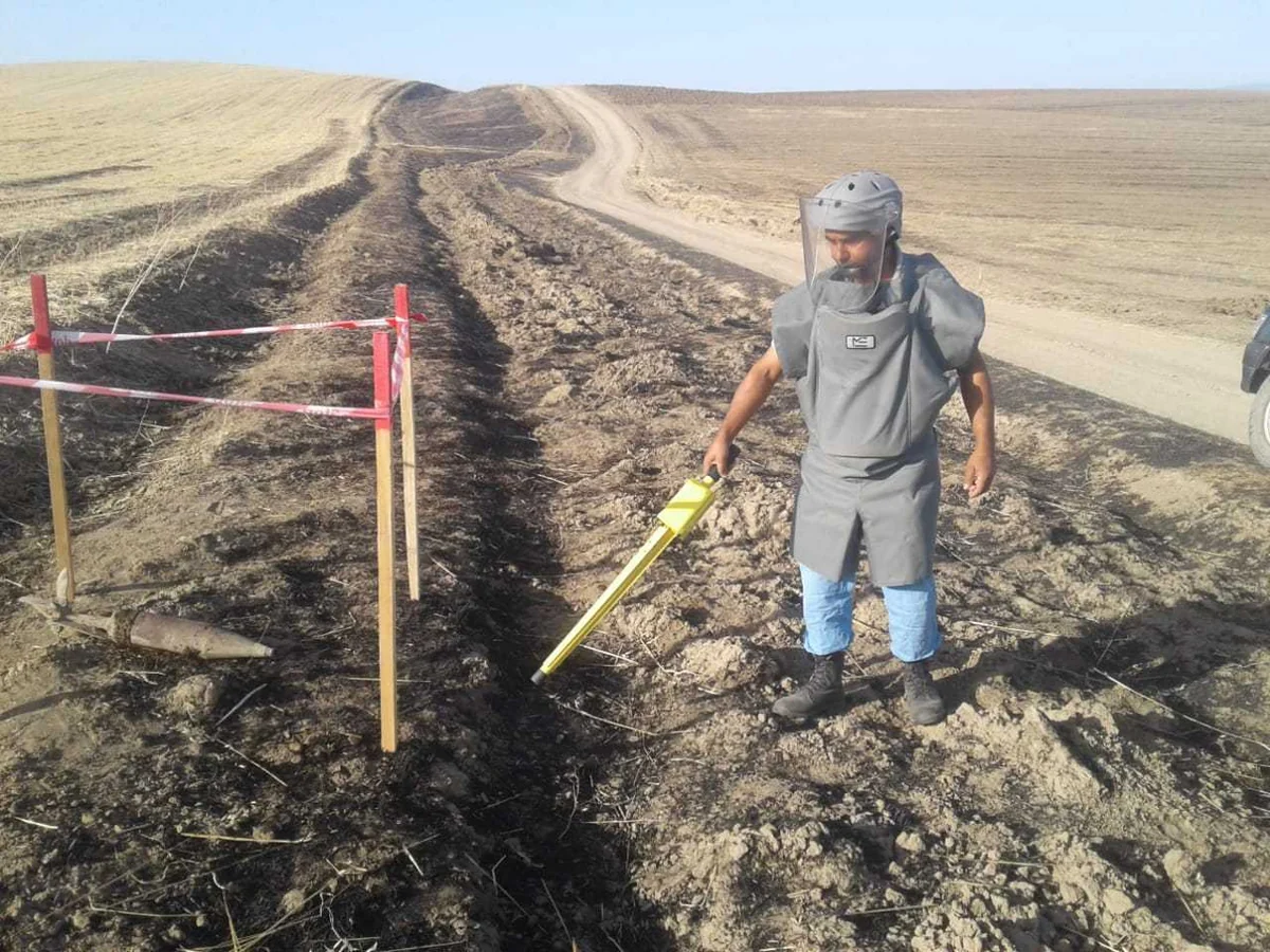 Füzulidə top mərmisi tapılıb