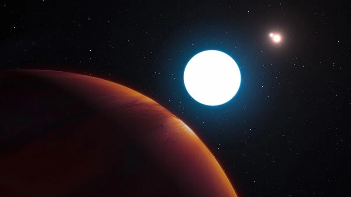 NASA discovers a planet with three suns