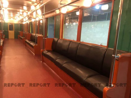 Metropolitendə yenidən retro vaqonlar nümayiş olunur