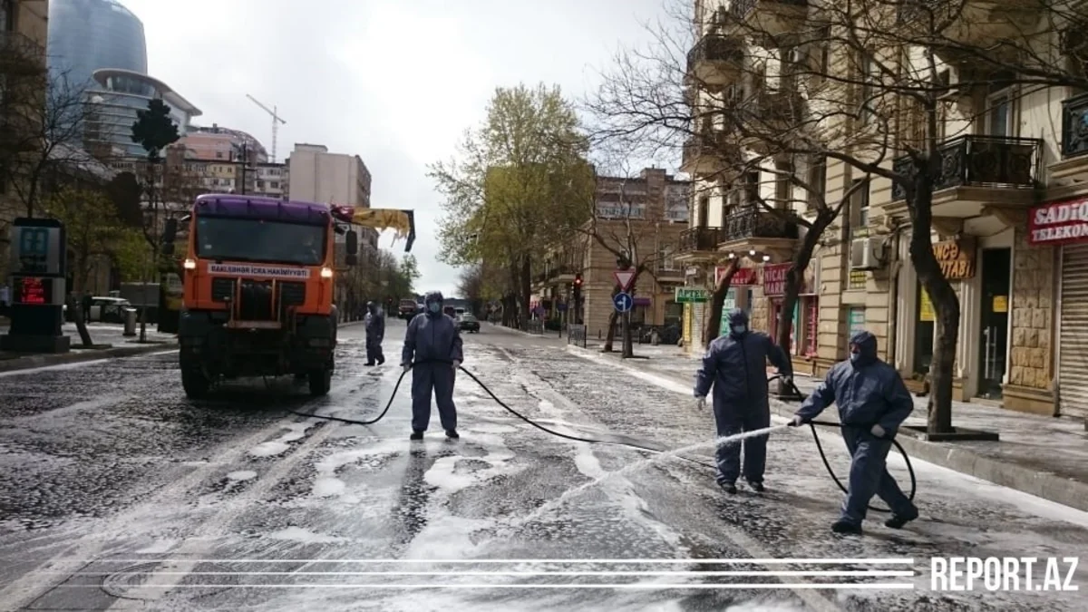 Bakıda gücləndirilmiş dezinfeksiya işləri aparılacaq