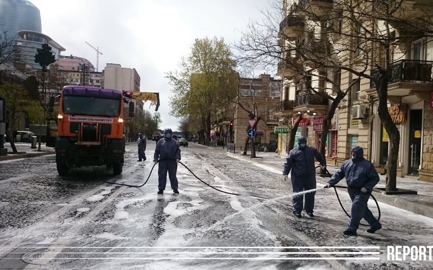 Bakıda gücləndirilmiş dezinfeksiya işləri aparılacaq