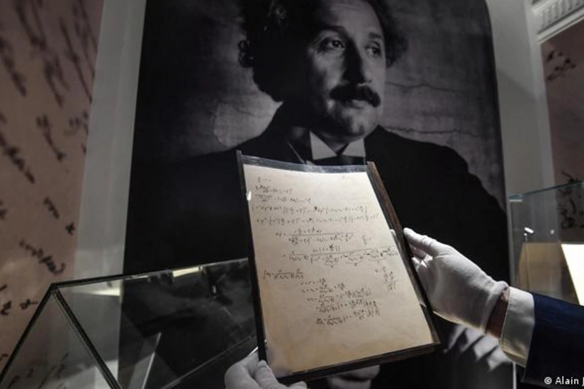 Albert Einstein relativity document sells for record $13M at Christie’s auction house