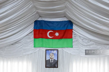 Səfirliyə terror hücumunda şəhid olan Orxan Əsgərovun yas mərasimi keçirilir
