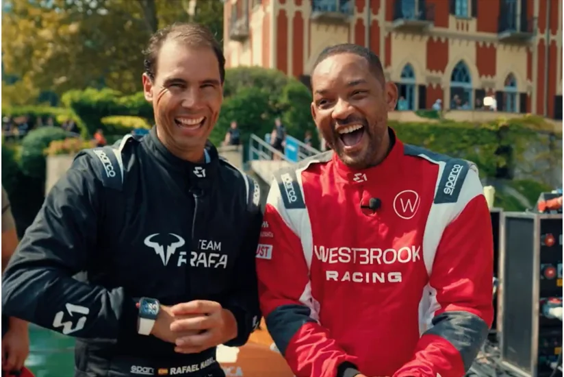 Rafael Nadal məşhur Hollivud ulduzu ilə yarışıb