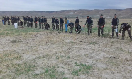 Xızıda 135 ədəd partlamamış hərbi sursat aşkar edilib