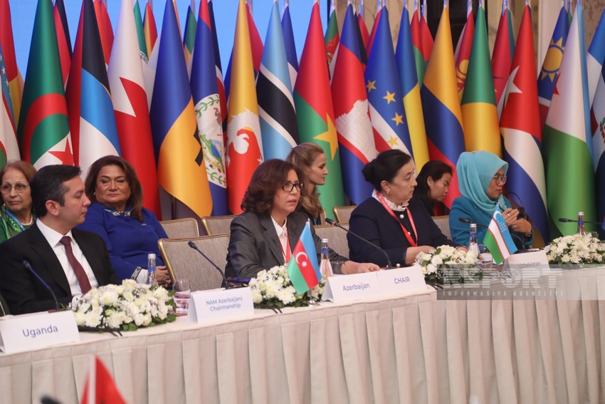 Bahar Muradova beynəlxalq konfransın iştirakçılarını Ermənistanın mina terroru barədə məlumatlandırıb