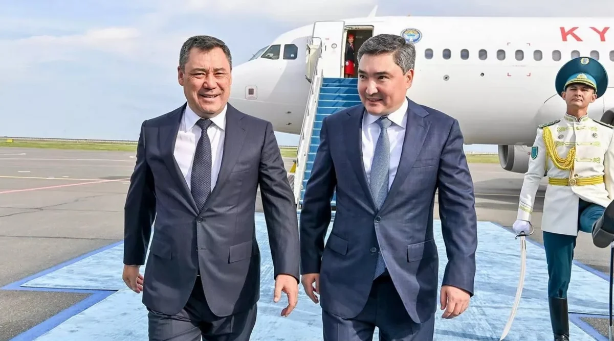 Жапаров прибыл в Астану для участия в VI Консультативной встрече глав государств ЦА