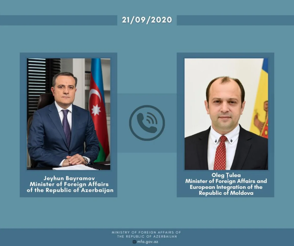 Azərbaycan və Moldova XİN başçıları arasında telefon danışığı oldu