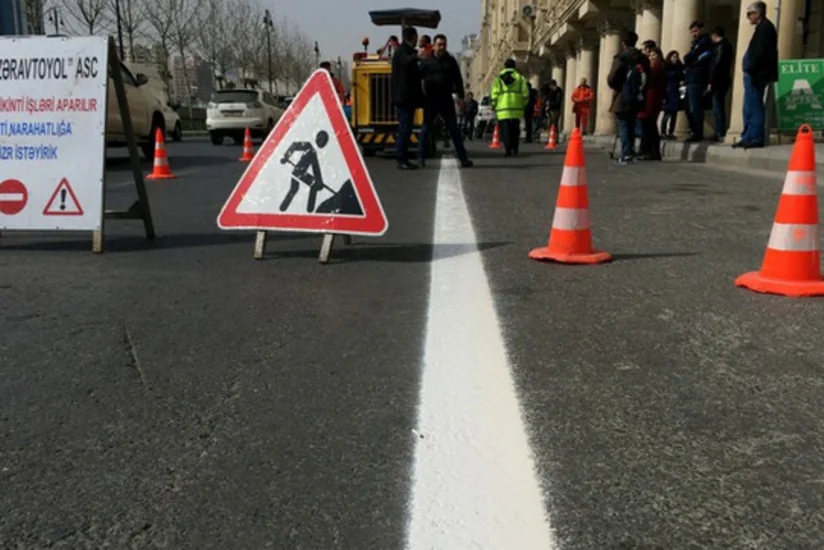 Bakının Mətbuat prospektində hərəkət müvəqqəti məhdudlaşdırılacaq