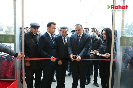 Masallı şəhərində “Rahat” marketin yeni filialı açılıb