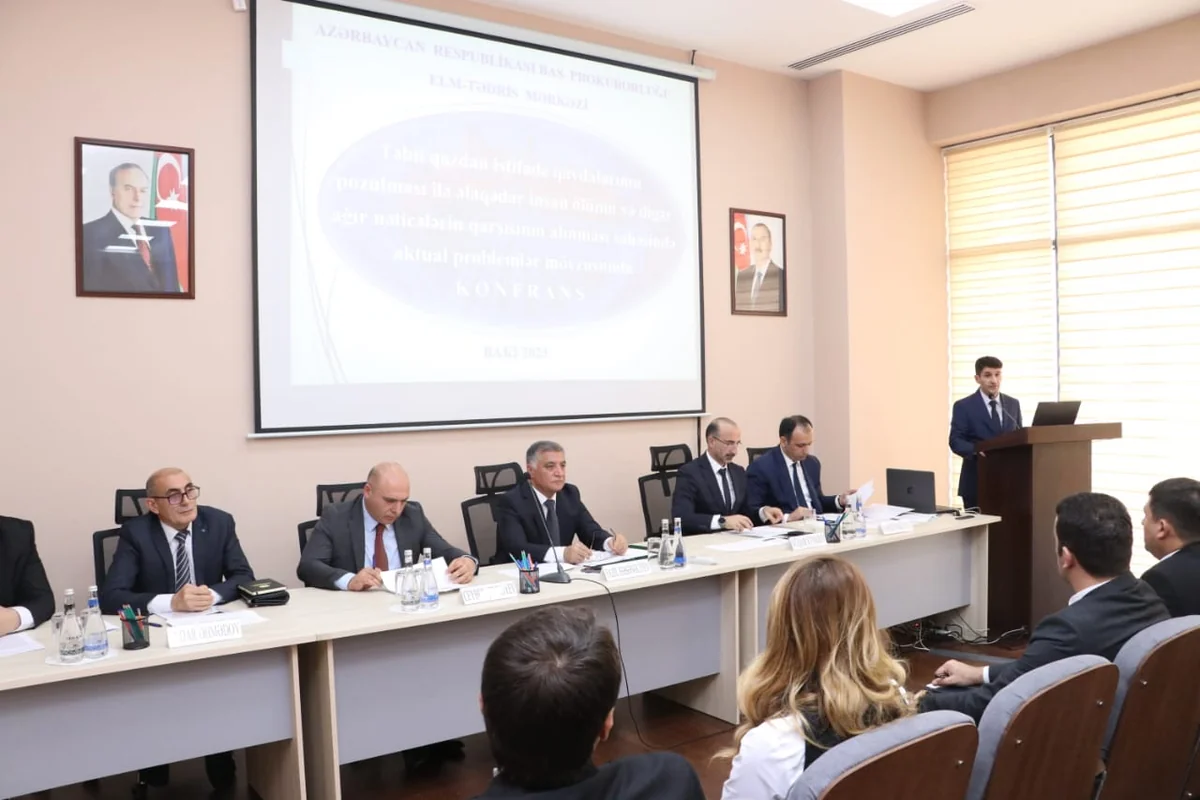 Baş Prokurorluqda təbii qazdan təhlükəsiz istifadə ilə bağlı konfrans keçirilib