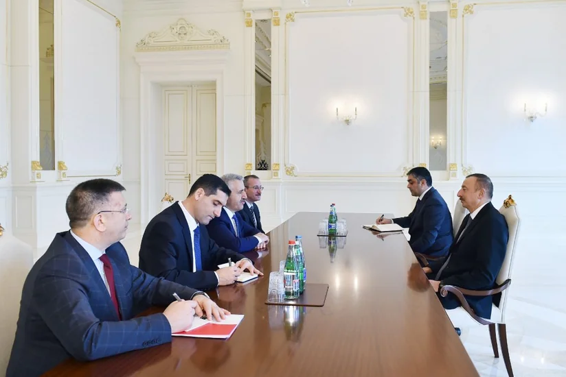 President Ilham Aliyev receives Turkish minister of transport, maritime affairs and communications