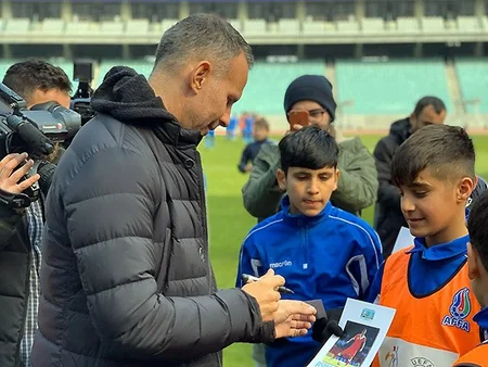 Rayan Giqqz Bakı Olimpiya Stadionunda - FOTO