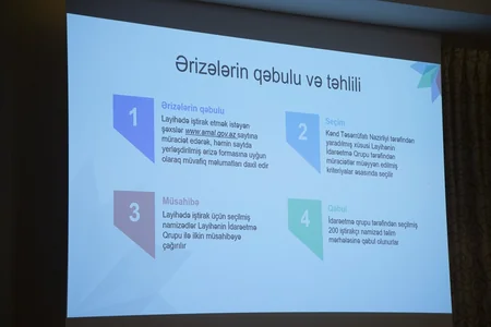 Azərbaycanda “Aqrar Məşğulluğun Artırılması Layihəsi”nin təqdimatı olub