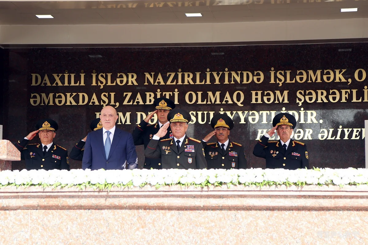 Azərbaycan polisinin 100 illik yubileyi münasibətilə təntənəli mərasim keçirilir