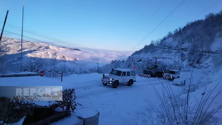 ICRC vehicles pass freely through Khankandi-Lachin road