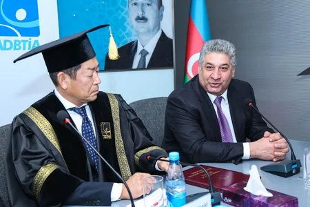 Dövlət Bədən Tərbiyəsi və İdman Akademiyasında FİG prezidentinə fəxri doktor adının verilməsi münasibətilə tədbir keçirilib