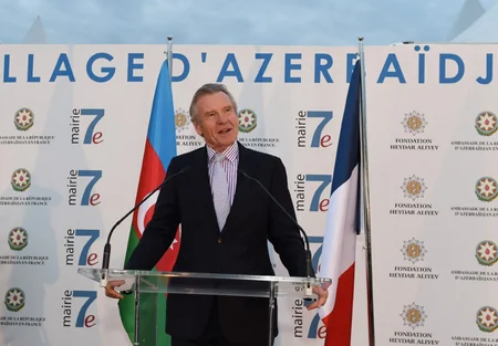 Parisdə “Azərbaycan şəhərciyi”nin rəsmi açılışı olub