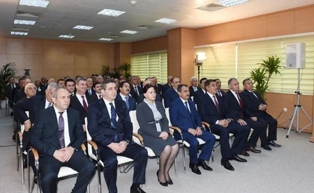 Prezident İlham Əliyev Ceyranbatan Ultrasüzgəcli Sutəmizləyici Qurğular Kompleksinin açılışında iştirak edib