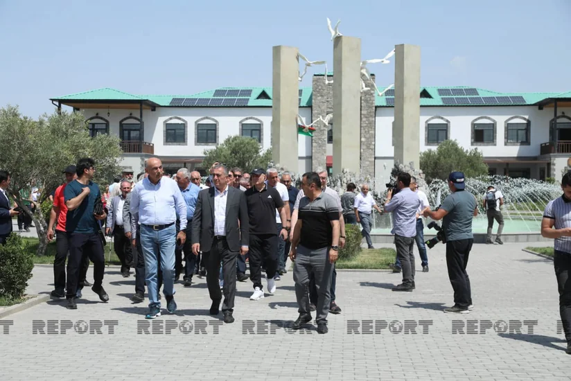 Siyasi partiya sədrləri Ağalı kəndi ilə tanış olub - YENİLƏNİB-2