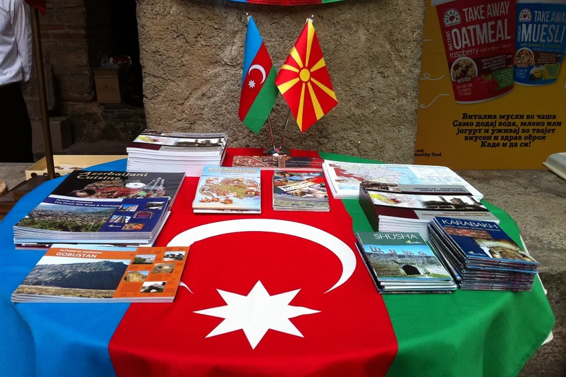 Makedoniyada Azərbaycan güşəsi böyük maraqla qarşılanıb