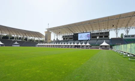 ​Prezident İlham Əliyev Tofiq Bəhramov adına Respublika Stadionunda yaradılan şəraitlə tanış olub