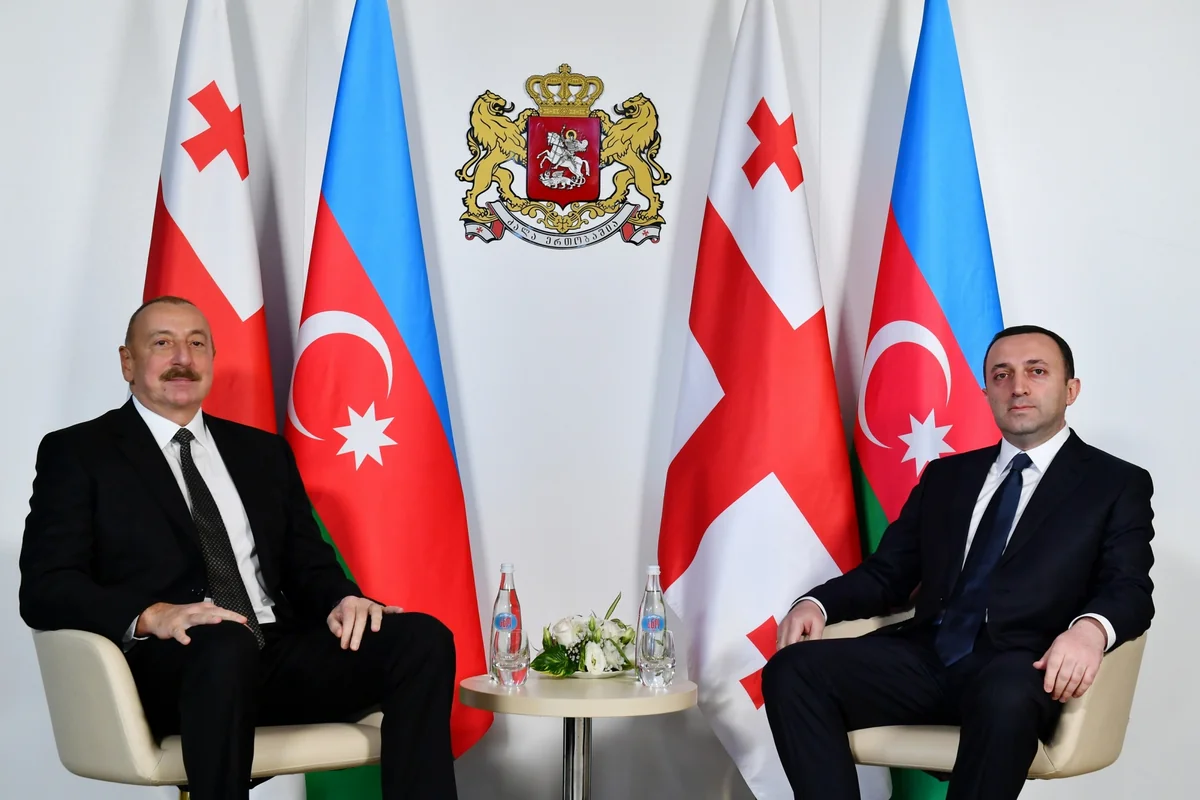 Prezident İlham Əliyevin İrakli Qaribaşvili ilə təkbətək görüşü olub - YENİLƏNİB