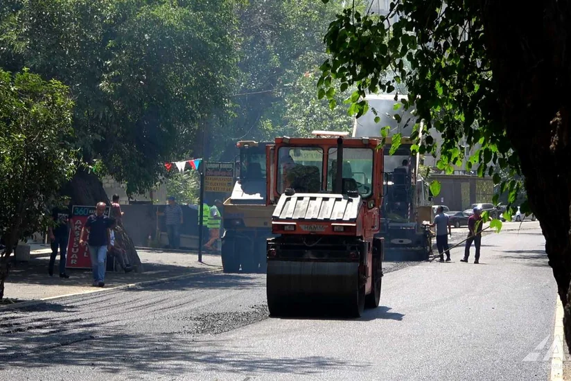 Bakının Kazım Kazımzadə küçəsi təmir edilib
