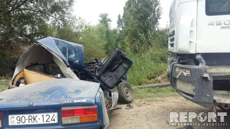 Lənkəranda ağır yol qəzası baş verib, iki nəfər ölüb - FOTO - YENİLƏNİB
