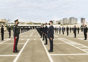Vilayət Eyvazov sıra baxışı keçirib