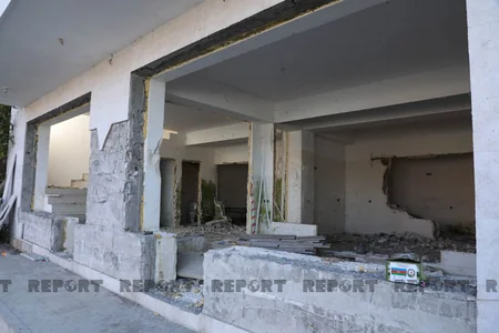 Город Лачын, подвергшийся армянскому вандализму