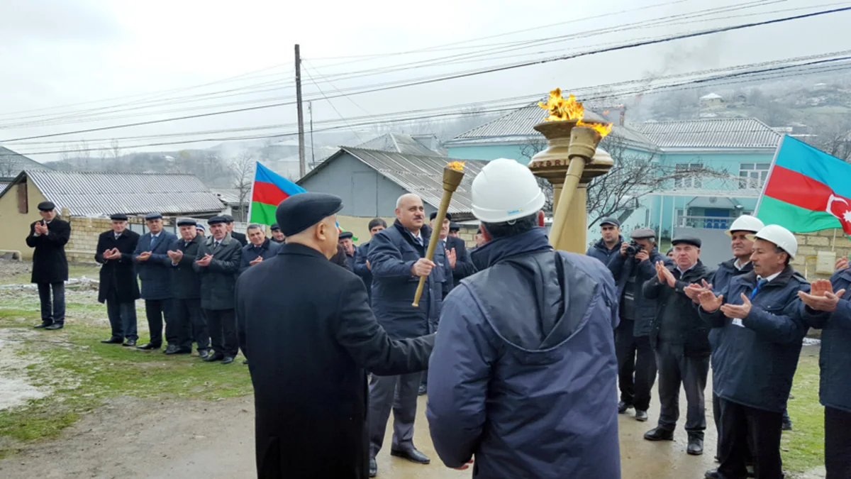 Tərtər və Qusar rayonlarının daha iki kəndinə qaz verilib