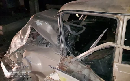 Göyçayda yol qəzası nəticəsində 1 nəfər ölüb, 3-ü yaralanıb - FOTO - YENİLƏNİB