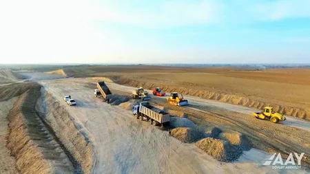 Əhmədbəyli-Füzuli-Şuşa avtomobil yolunun tikintisi sürətlə davam etdirilir