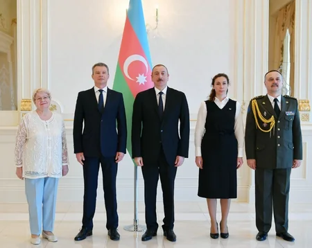 Prezident İlham Əliyev Ukraynanın yeni səfirinin etimadnaməsini qəbul edib