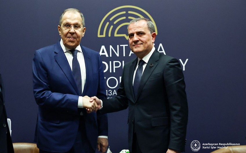 Antalyada Azərbaycanla Rusiya XİN başçıları ikitərəfli və regional məsələləri müzakirə edib - YENİLƏNİB-2