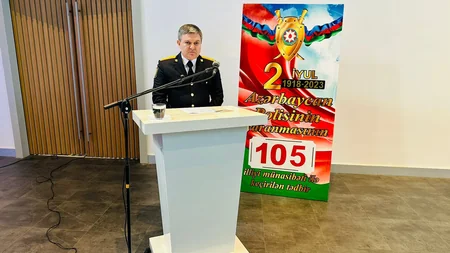 Qaxda Azərbaycan polisinin yaranmasının 105 illiyi qeyd olunub