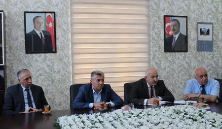 ​Anqola prezidentinin nümayəndələri ADNSU-da olub