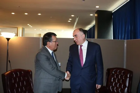 Elmar Məmmədyarov BMT-də bir sıra görüşlər keçirib