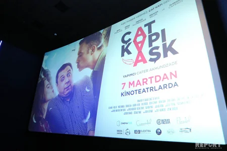CinemaPlusda “Çat Kapı Aşk” filmi ilə bağlı mətbuat konfransı keçirilib