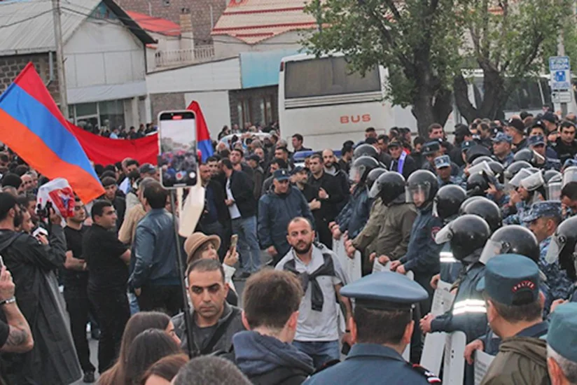 В Ереване проходит вторая по счету с начала года акция протеста